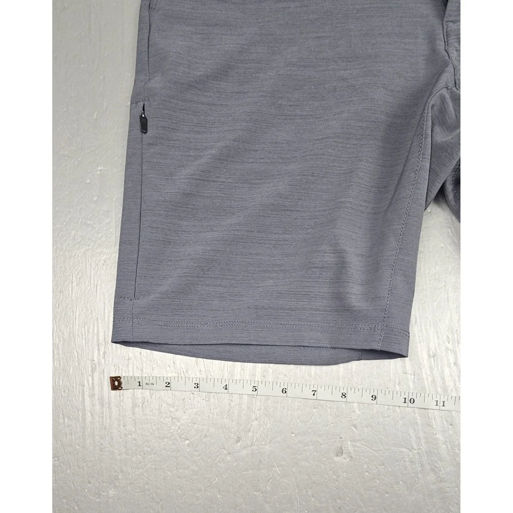 Bylt Shorts Mens Large Kinetic Gray Stretch Waist Water Resistant Active Outdoor